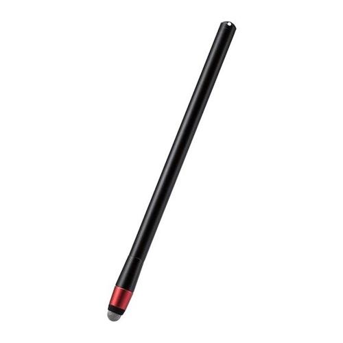 ELECOM スマホ・タブレット用タッチペン 2WAYタイプ 指示棒一体型 導線繊維タイプ ブラック...