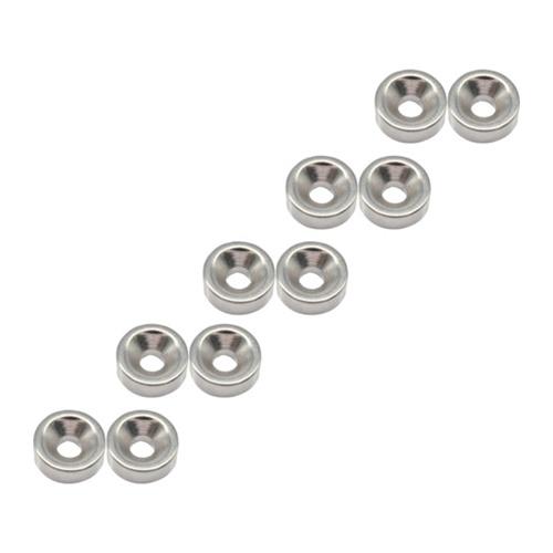 TRUSCO トラスコ中山 まとめ買い ネオジム丸形磁石 皿ねじ穴付 外径10mmX4mm M3 1...