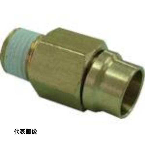 チヨダ フジHタイプメイルコネクター 10mm・R1/8 [10-01M-H] 1001MH 販売単...