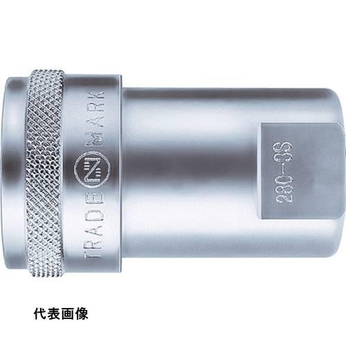 日東 280カプラ 高圧用相手側取付サイズR1/4(54859) [280-2S STEEL NBR...