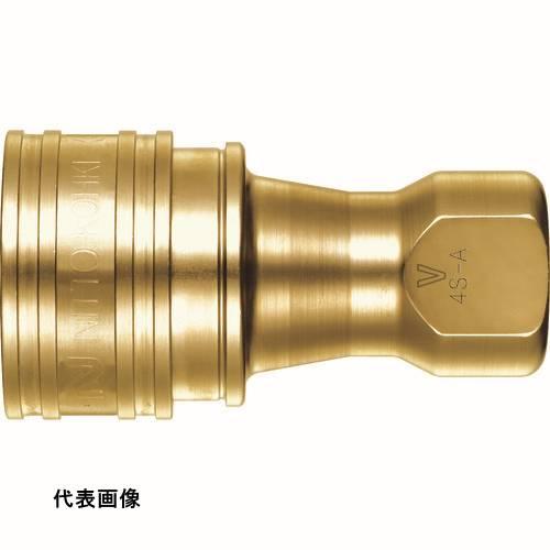 日東 SP-VカプラTypeA [3S-V-A BRASS FKM] 3SVABRASSFKM  販...