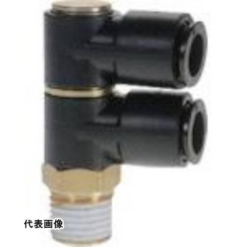 チヨダ チューブ継手 フジ ダブルバンジョー(樹脂) 8mm R1/4 [8R-02S2] 8R02...