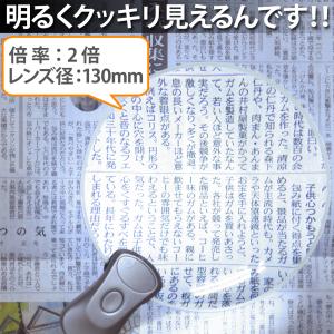 ルーペ スタンド LEDライト付き 2倍 13...の詳細画像1