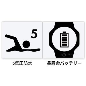 カシオ 腕時計 ブラック スポーツウォッチ C...の詳細画像2