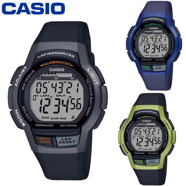 カシオ 腕時計 スポーツウォッチ CASIO ランニングウォッチ ランナーズ ジョギング マラソン ...