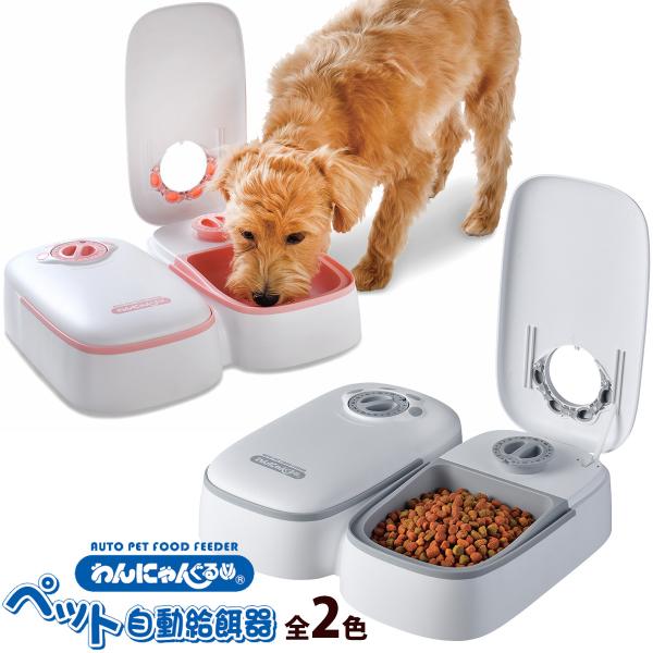 ペット自動給餌器 ウェット対応 わんにゃんぐるめR 犬 猫 ペット エサ 給餌 餌やり 自動 外出 ...