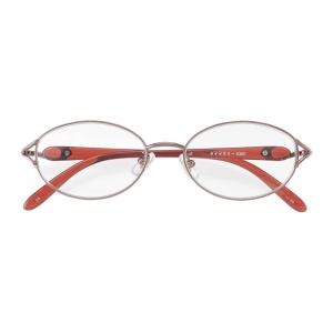 老眼鏡 超軽量フレーム シニアグラス ピンクパープル レディース ツー