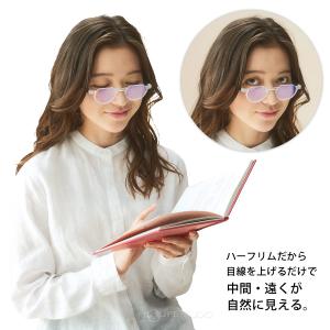 老眼鏡 おしゃれ シニアグラス アンダーリム ...の詳細画像4