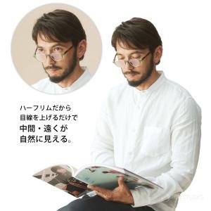 老眼鏡 おしゃれ シニアグラス アンダーリム ...の詳細画像5