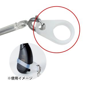 補聴器 ストラップ おすすめ おしゃれ レディース メンズ チェーン 補聴器ストラップシリコンパーツ クリア シリコンリング パーツ 部品｜loupe