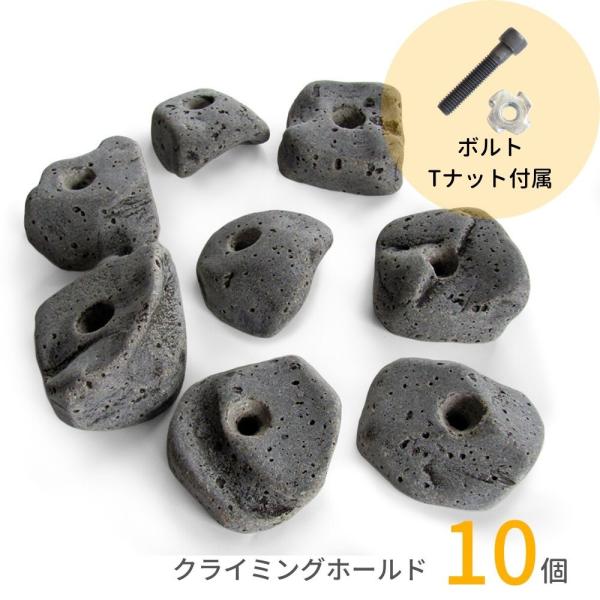 RMCG クライミングホールド  10個セット ボルダリング ボルトオン ボルト Tナット付属 プロ...