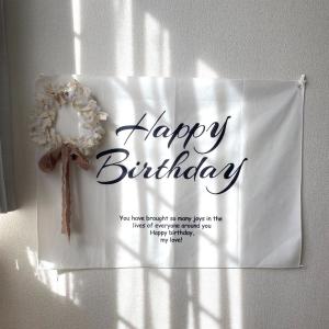 誕生日 飾り付け ナチュラルでおしゃれ タペス...の詳細画像3