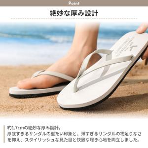 ビーチサンダル 薄型 【見た目はスマート、履き...の詳細画像1