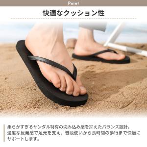 ビーチサンダル 薄型 【見た目はスマート、履き...の詳細画像2