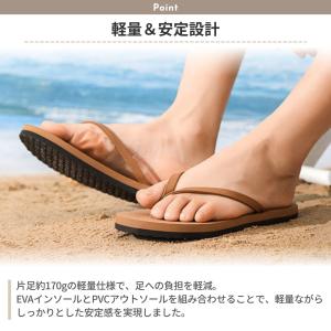 ビーチサンダル 薄型 【見た目はスマート、履き...の詳細画像3