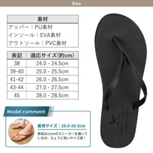 ビーチサンダル 薄型 【見た目はスマート、履き...の詳細画像5