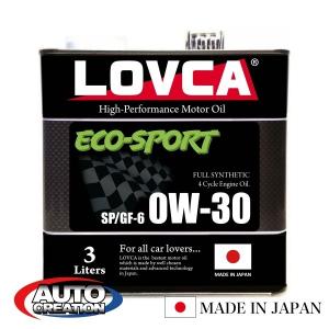 LOVCA エンジンオイル 0W-30 LOVCA ECO-SPORT 0W-30 4L 0W-20指定車け