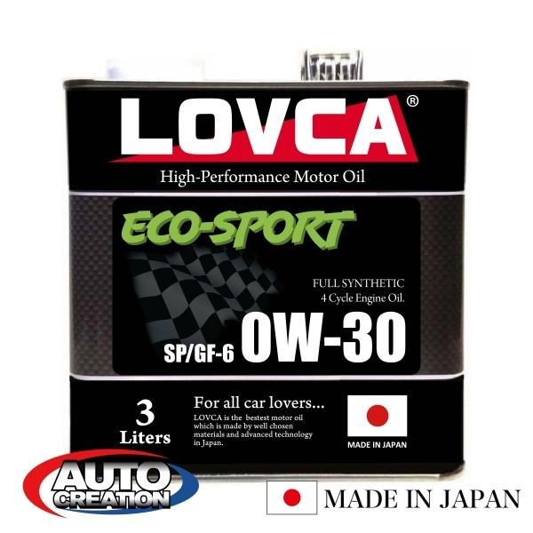 エンジンオイル 0W-30 LOVCA ECO-SPORT 0W-30 3L缶 0W-20指定車けに...