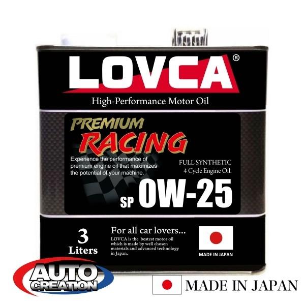 エンジンオイル 0W-25  LOVCA PREMIUM-RACING 0W-25 3L缶 SP 特...