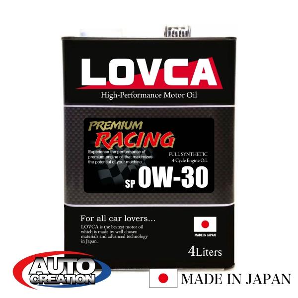 エンジンオイル 0W-30  LOVCA PREMIUM-RACING 0W-30 4L SP 特殊...