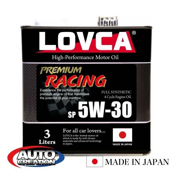 エンジンオイル 5W-30　LOVCA PREMIUM-RACING 5W-30 3L缶 SP　特殊...