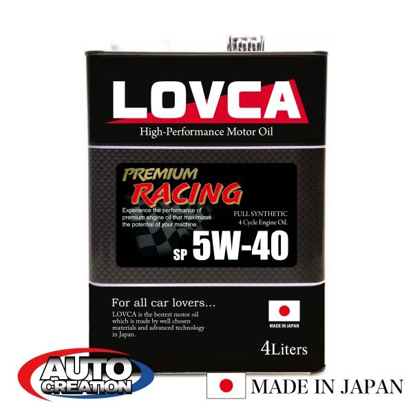 エンジンオイル 5W-40  LOVCA PREMIUM-RACING 5W-40 4L SP 特殊...