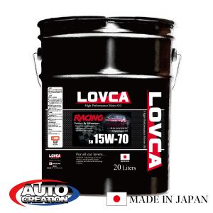 LOVCA エンジンオイル 10W-60 LOVCA SEMI-RACING 10W-60 20L 強化