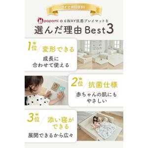 ベビーサークル 折りたたみ プレイマット ポポ...の詳細画像3