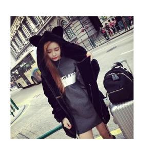 LISTEN FLAVOR リッスンフレーバー 猫耳スカルキャットファー