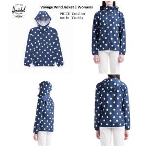 HERSCHEL Voyage Wind Jacket ハーシェル ジャケット 撥水 水玉ドット DOT｜loveandhate