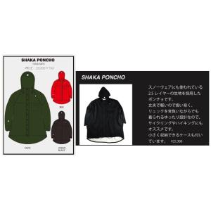 P01  SHAKA PONCHO PLAY フェス　ポンチョ ジャケット 防水　収納　キャンプ　釣り　BBQ　スノーボード　スノボ　ナイロン プレイ NO PLAY NO LIFE｜loveandhate