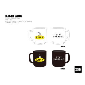 KM4K PARADICE is Here MUG　CUP　黒　マグカップ　コーヒー　カップ　カモシカ　鹿　スタッキング 2024 24 SS S/S｜loveandhate