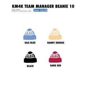 KM4K 24-25 TEAM MANAGER BEANIE 10 ビーニー ニット 帽子 カモシカ　鹿 スノー ウエア  スノーボード　スノボ 2025｜loveandhate