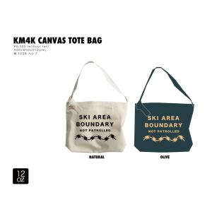 KM4K UL CANVAS TOTE BAG トートバッグ　2024 S/S 24 SS カモシカ 鹿 スノー スノーボード　スノボ｜loveandhate