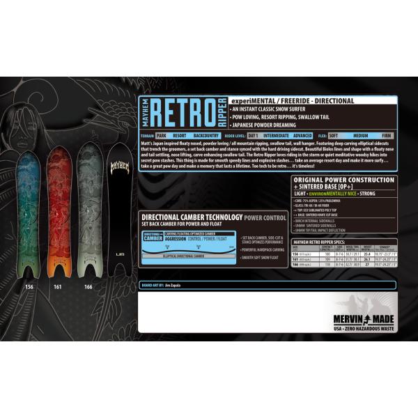 LIB TECH 24-25 MAYHEM RETRO RIPPER  POWDER パウダー　キャ...