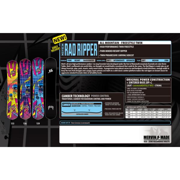 LIB TECH 24-25 MAYHEM RAD RIPPER  POWDER パウダー　キャンバ...