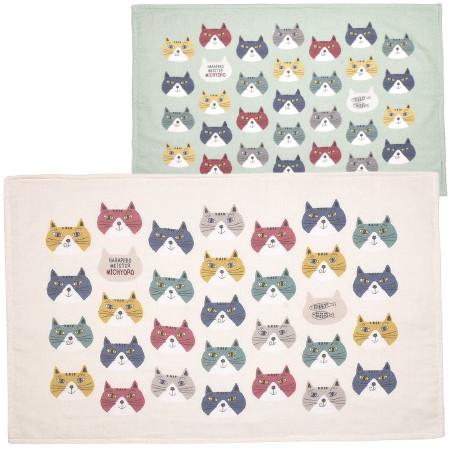 タオル タオルケット 湯上げタオル ミチョロ柄 50X80cm ガーゼ×パイル 綿100％ マルチタ...