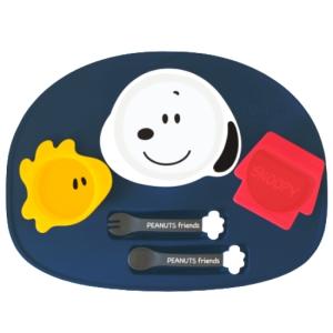 スヌーピー アイコン ランチプレート 日本製 ピーナッツ ベビー食器 赤ちゃん PEANUTS 錦化成 A倉庫