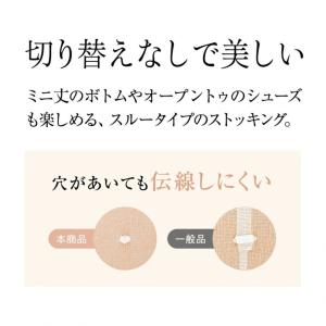 【3足セット】 サブリナ ストッキング スルー...の詳細画像3