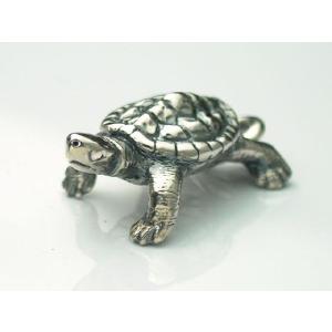銀の亀 ゾウガメペンダント シルバー925 silver925 銀製 (tortoise