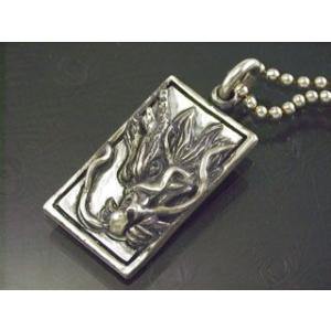 シルバーアクセサリー】龍巻（たつまき）ペンダントトップ【和柄