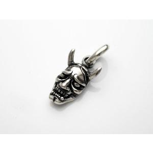 シルバーアクセサリー】般若ペンダントトップ 【和柄ペンダント
