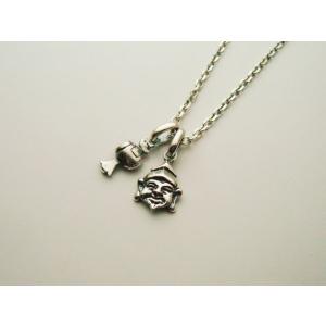 【シルバーアクセサリー】恵比寿＆打出の小槌・ペンダントネックレス