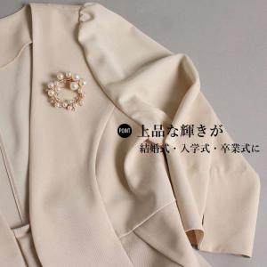 パールブローチ レディース 結婚式 卒業式 入...の詳細画像1