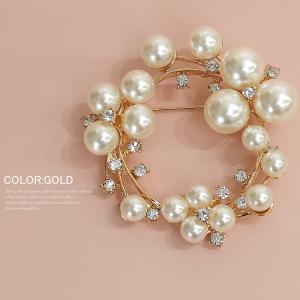 パールブローチ レディース 結婚式 卒業式 入...の詳細画像5