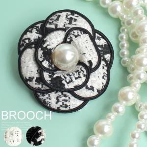 CHANEL（シャネル） ブローチ カメリア フラワー 花 ブラック シルバー