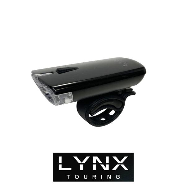 自転車 ライト LYNX スーパーブライト2LEDヘッドライト LX-120P BLACK 900カ...