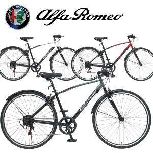 クリアランスセール　本州送料無料 700C アルファロメオ クロスバイク 6段変速 スポーツ自転車 QR