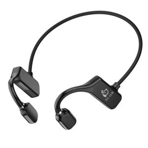 イヤホン ワイヤレスイヤホン 空気伝導 Bluetooth5.1 耳を塞がない開放型 耳掛け式 非骨伝導イヤホン 8時間連続使用 軽量 マイ