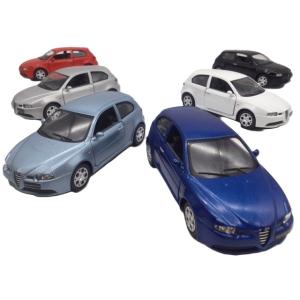 ミニカー　お得な6色コンプリートセット 1/32 アルファロメオ 147 GTA キンスマート Al...